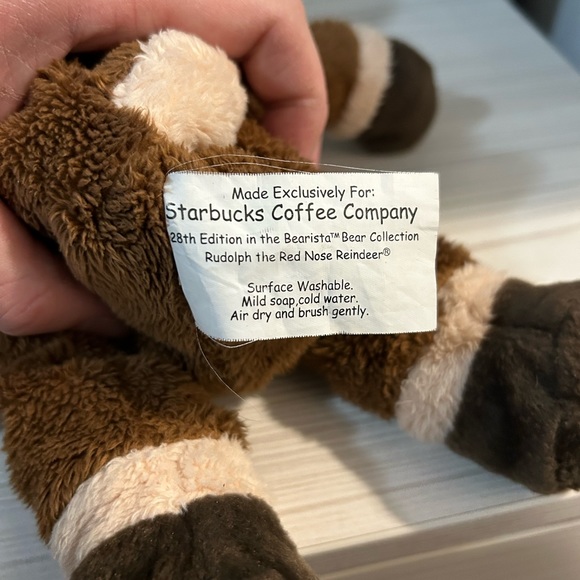 Starbucks Bearista 2003 Rudolph The Red Nosed Reindeer 28th Edition - Picture 4 of 4
